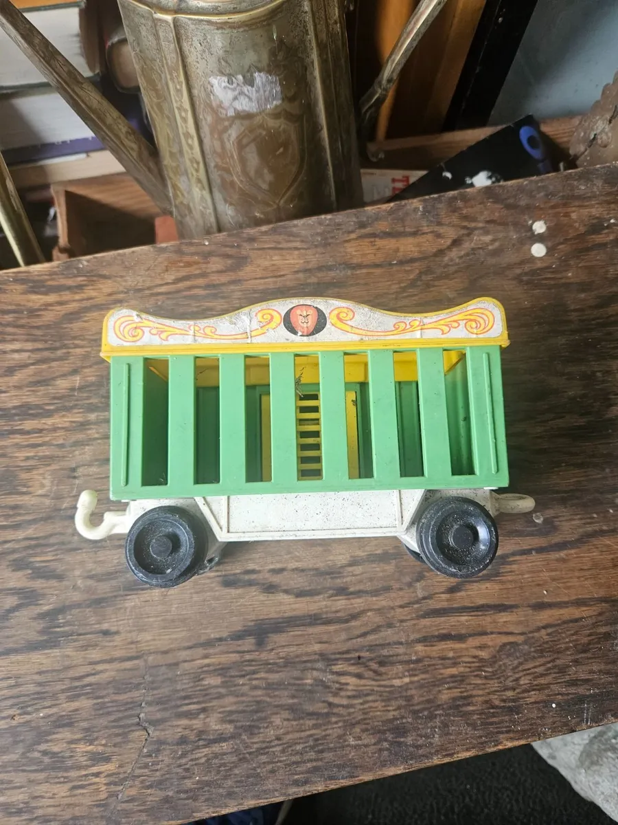 Vintage Fisher Price Train Circus Wagon - Image 2