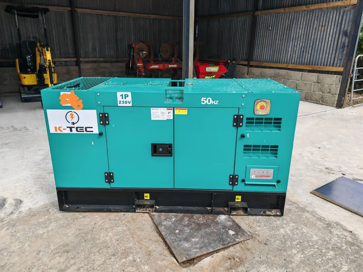 Generator 30 Kva 25 KW KTEC  Single phase New - Image 1