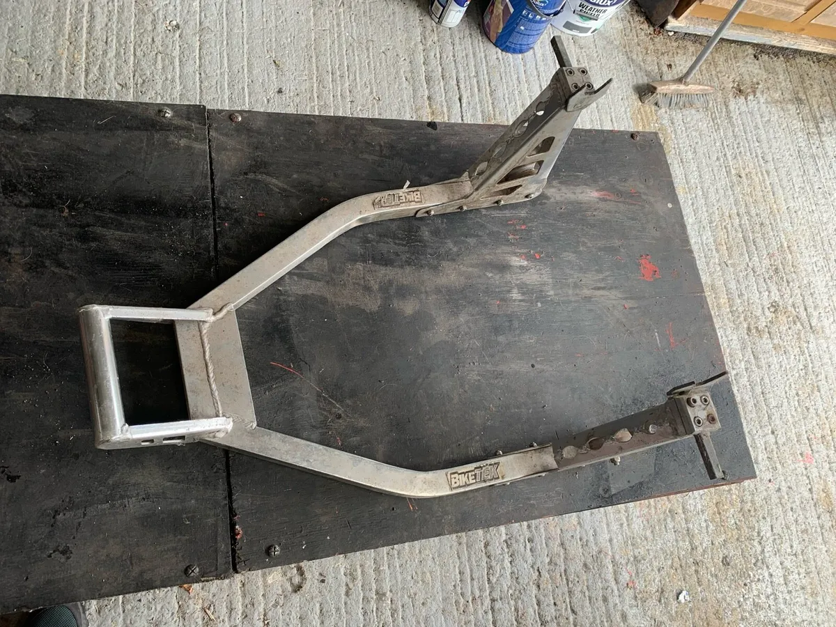 Motorcycle work bench loading ramp 3 padduch stand - Image 2