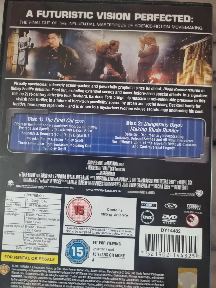 Blade Runner 2 Dvd Special Edition - Image 2