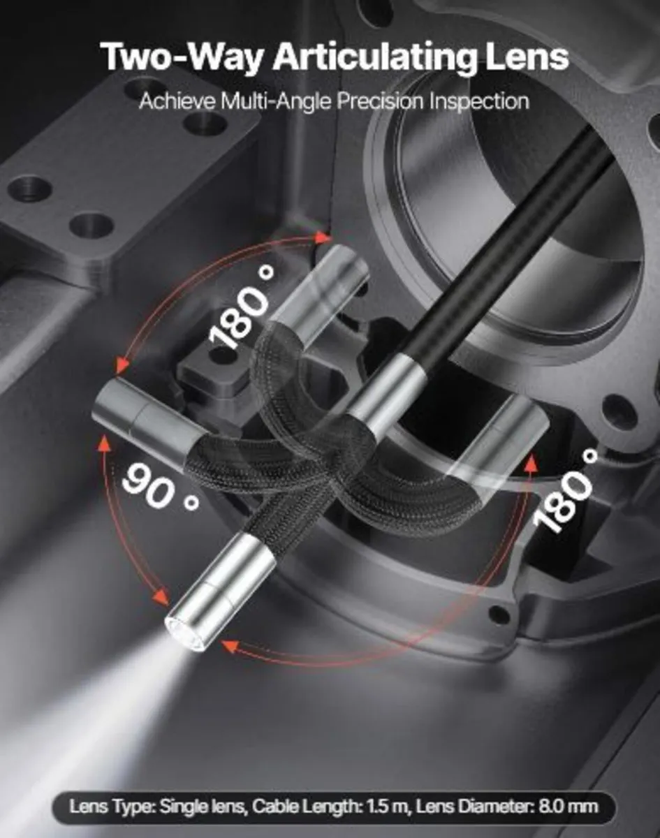 Articulating Endoscope with Light - Image 3