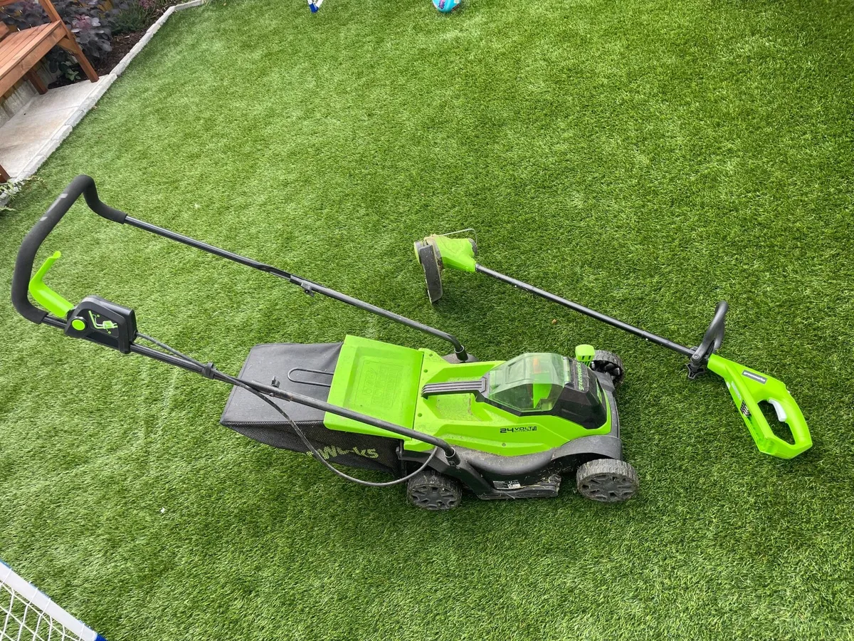 Electric lawnmower +strimmer - Image 1