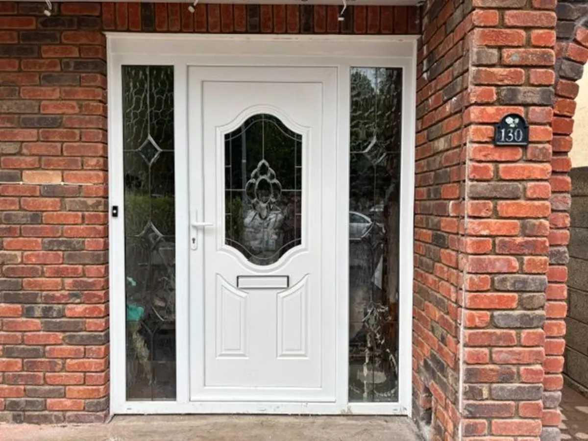PVC Front Door with Side Panels