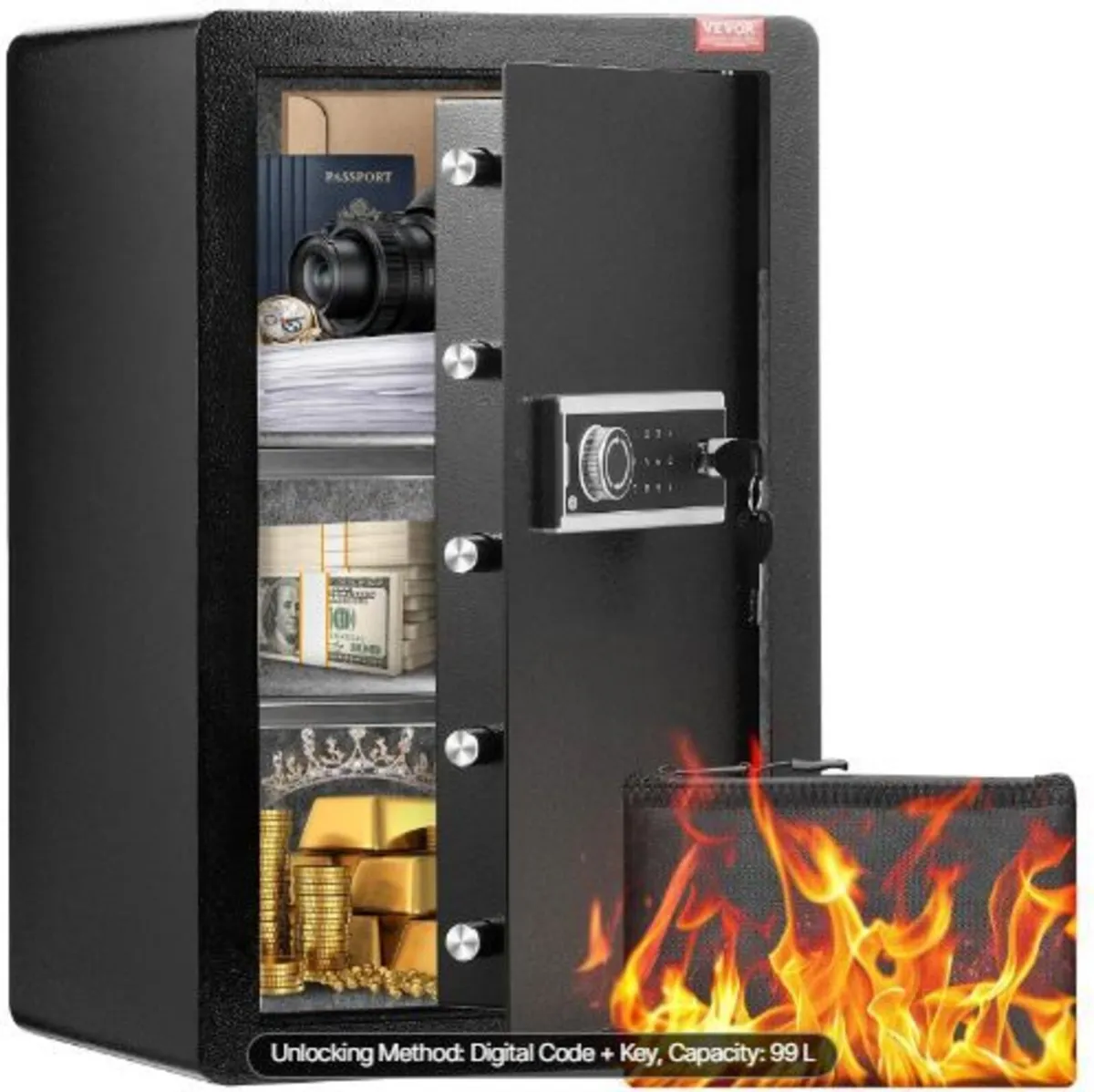 Single Door 3.5 cu.ft Safe Box - Image 3