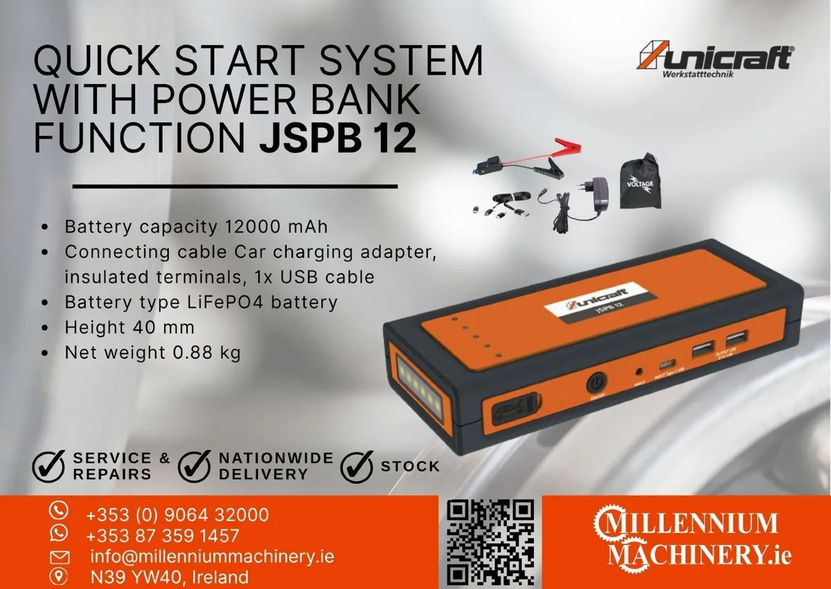 Unicraft Quick start system with power bank - Image 1