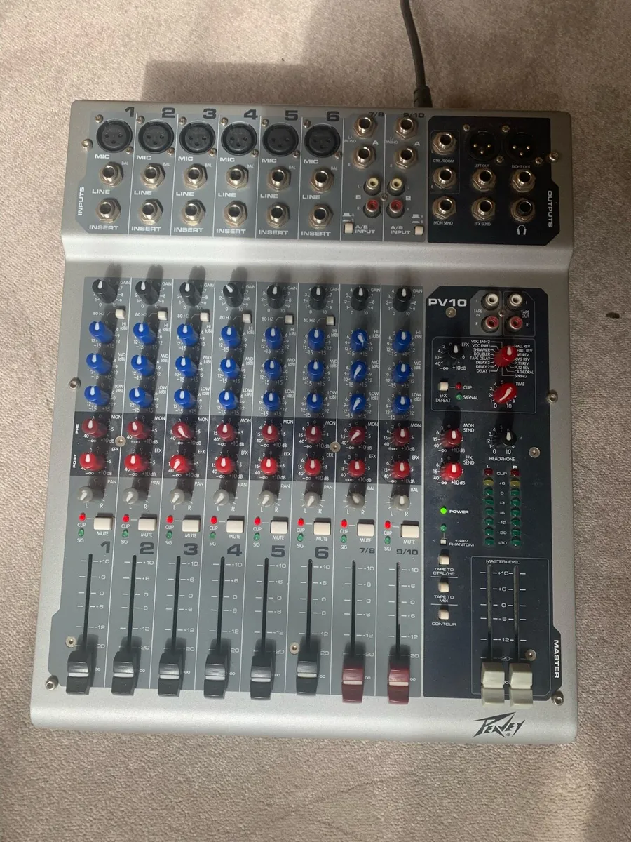 Peavey PV10 - 10 Channel Mixing Desk