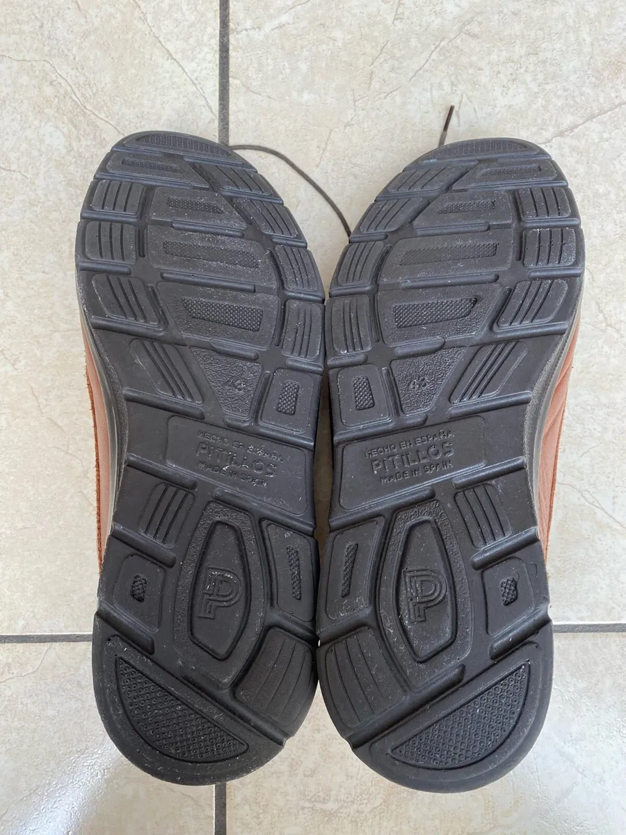 Mens Pitillos Leather Shoes, Size 43, As New - Image 4
