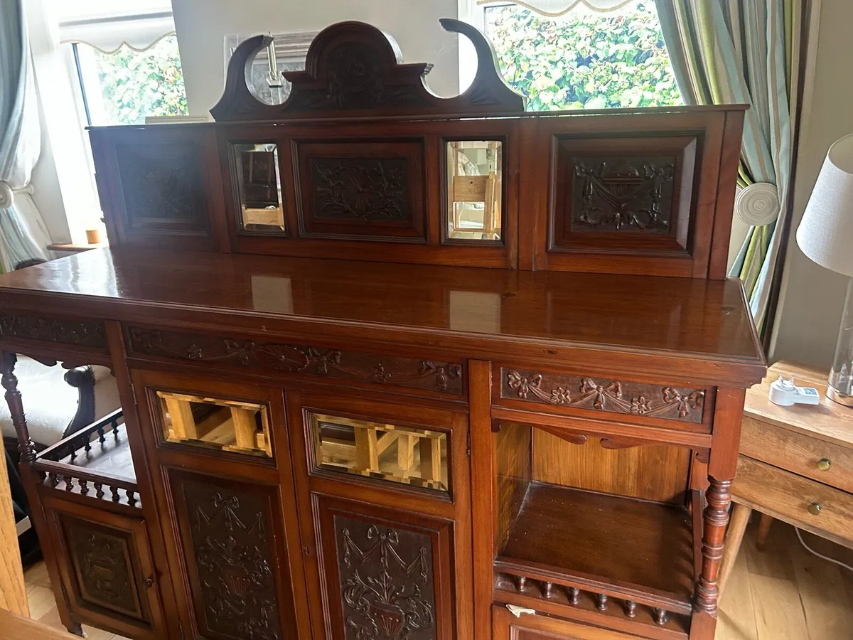 Solid Mahogany Side Board - Image 3
