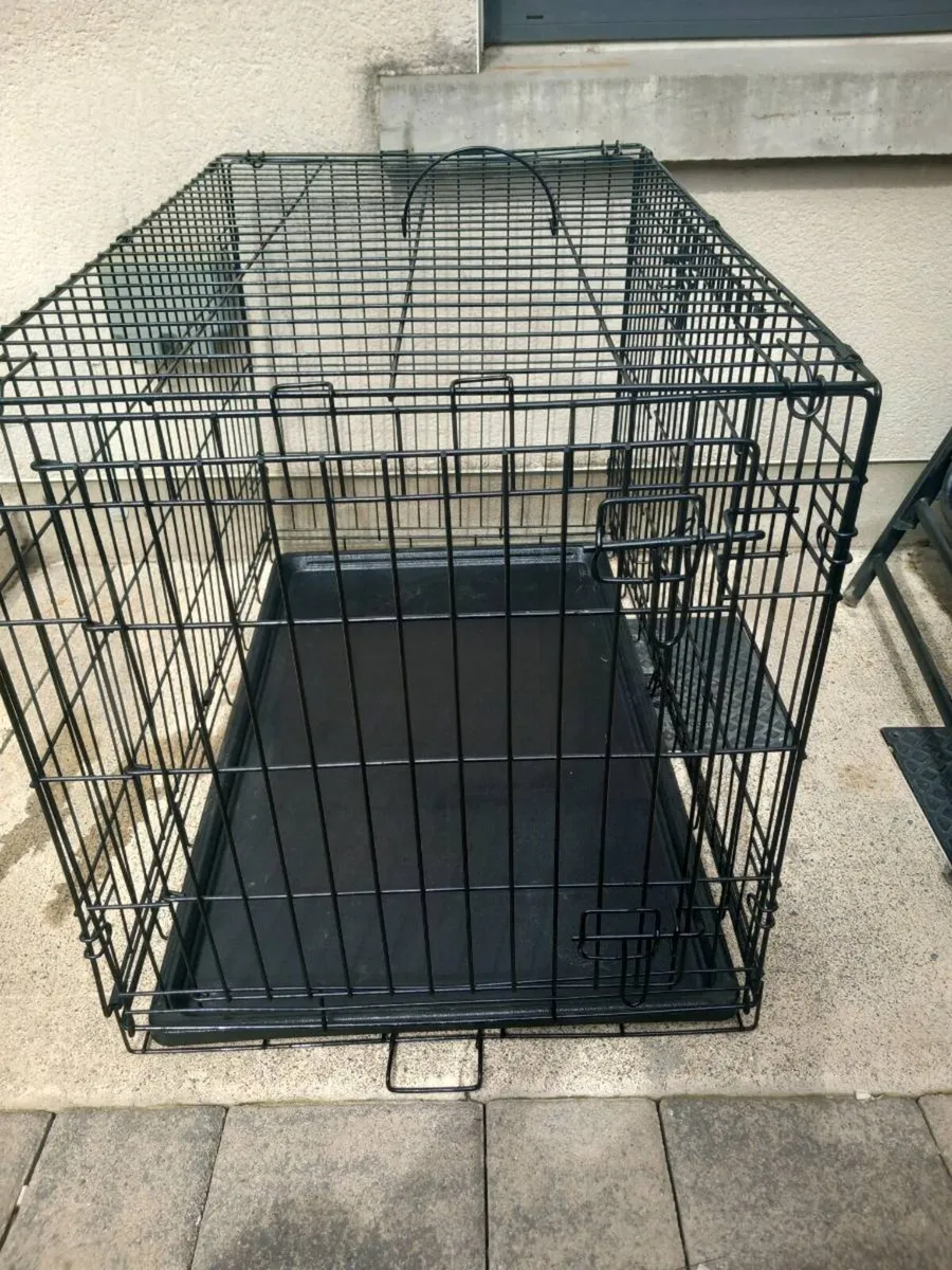 Large dog travel crate. - Image 1