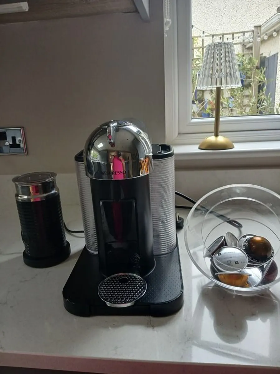 Nespresso coffee machine frother and pod holder - Image 1