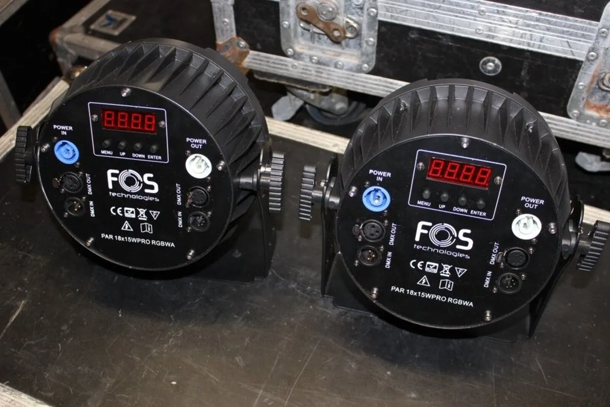 2 x FOS Technologies Par 18x15WPRO RGBWA - Image 3