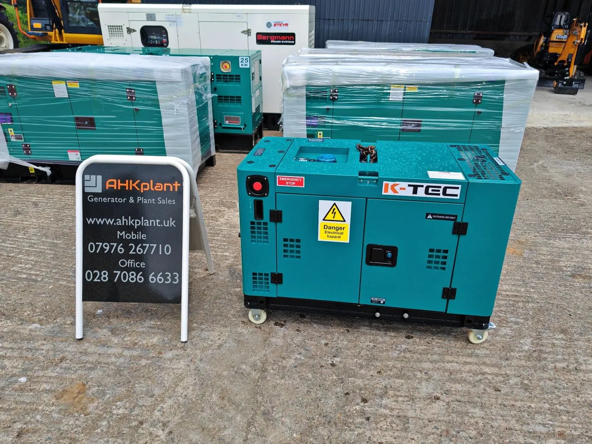 Generator 12 KVA KTEC Single Phase NEW - Image 1