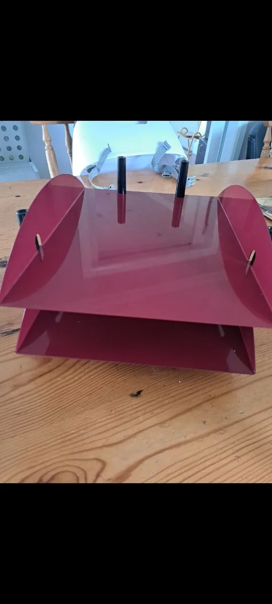 2  NEW metal  letter trays - Image 3