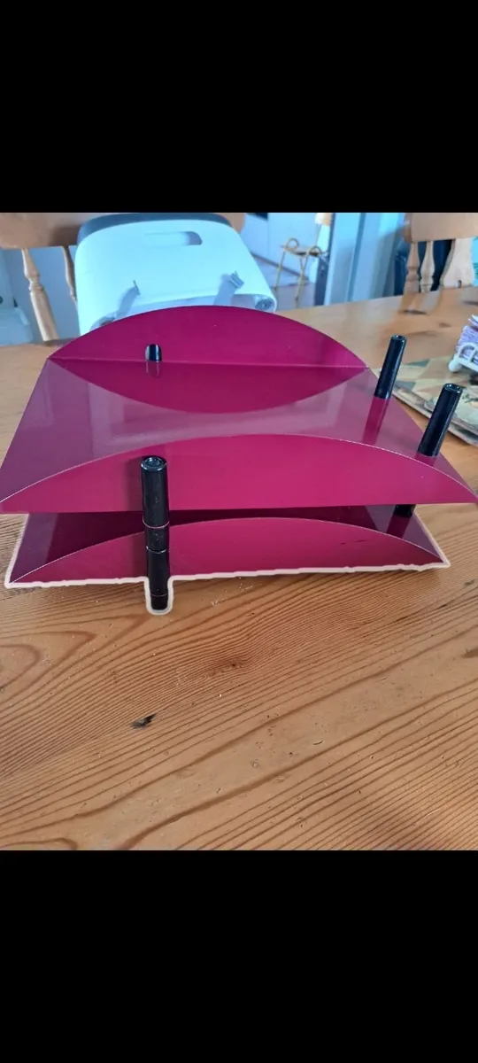 2  NEW metal  letter trays - Image 4