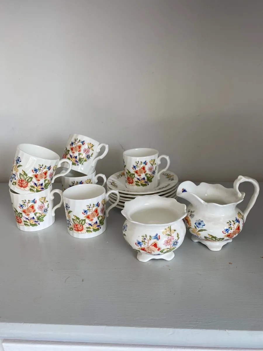 Ansley China Coffee Set - Image 1