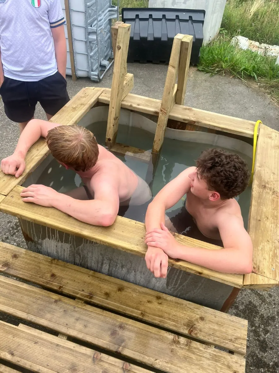 🔥 10-Person Mobile Wood-Fired Sauna + Cold Plunge - Image 2