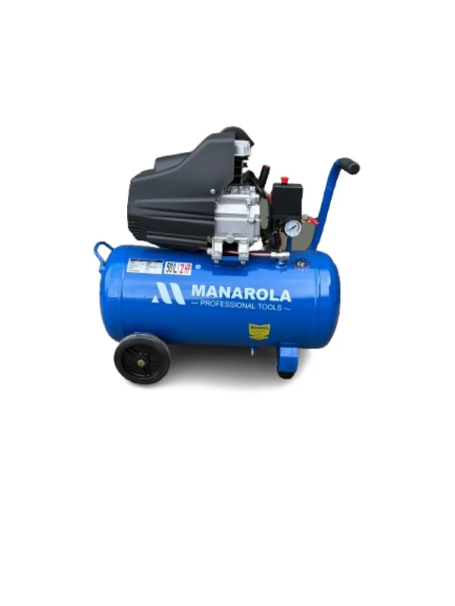 🛠️ BRAND NEW MANAROLA 50 LITRE AIR COMPRESSOR 🛠️ - Image 1