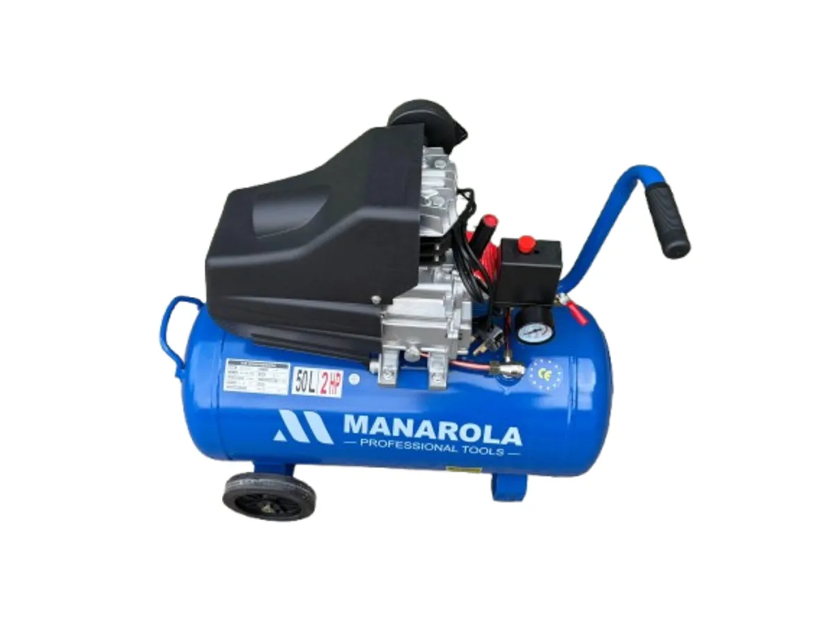 🛠️ BRAND NEW MANAROLA 50 LITRE AIR COMPRESSOR 🛠️ - Image 2