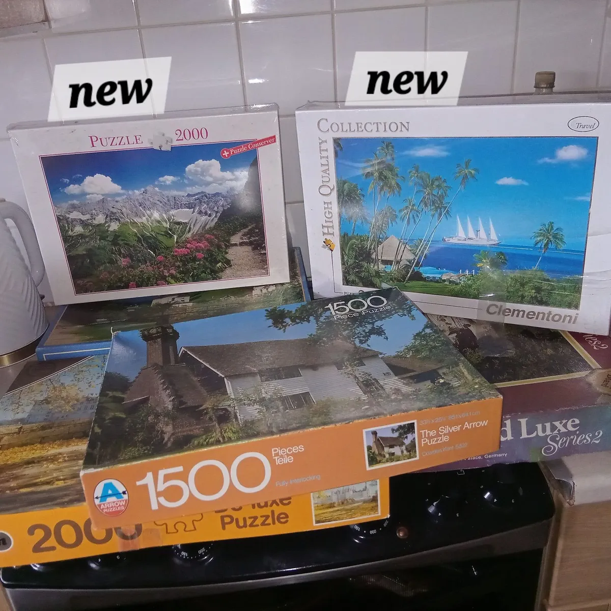 Jigsaw puzzles 50 the lot - Image 1