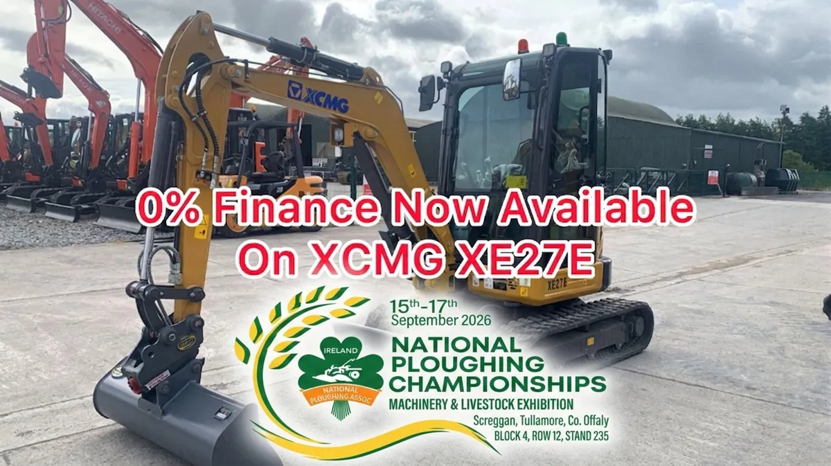 Brand New XCMG XE27E 2.7t Mini Excavator - Image 1