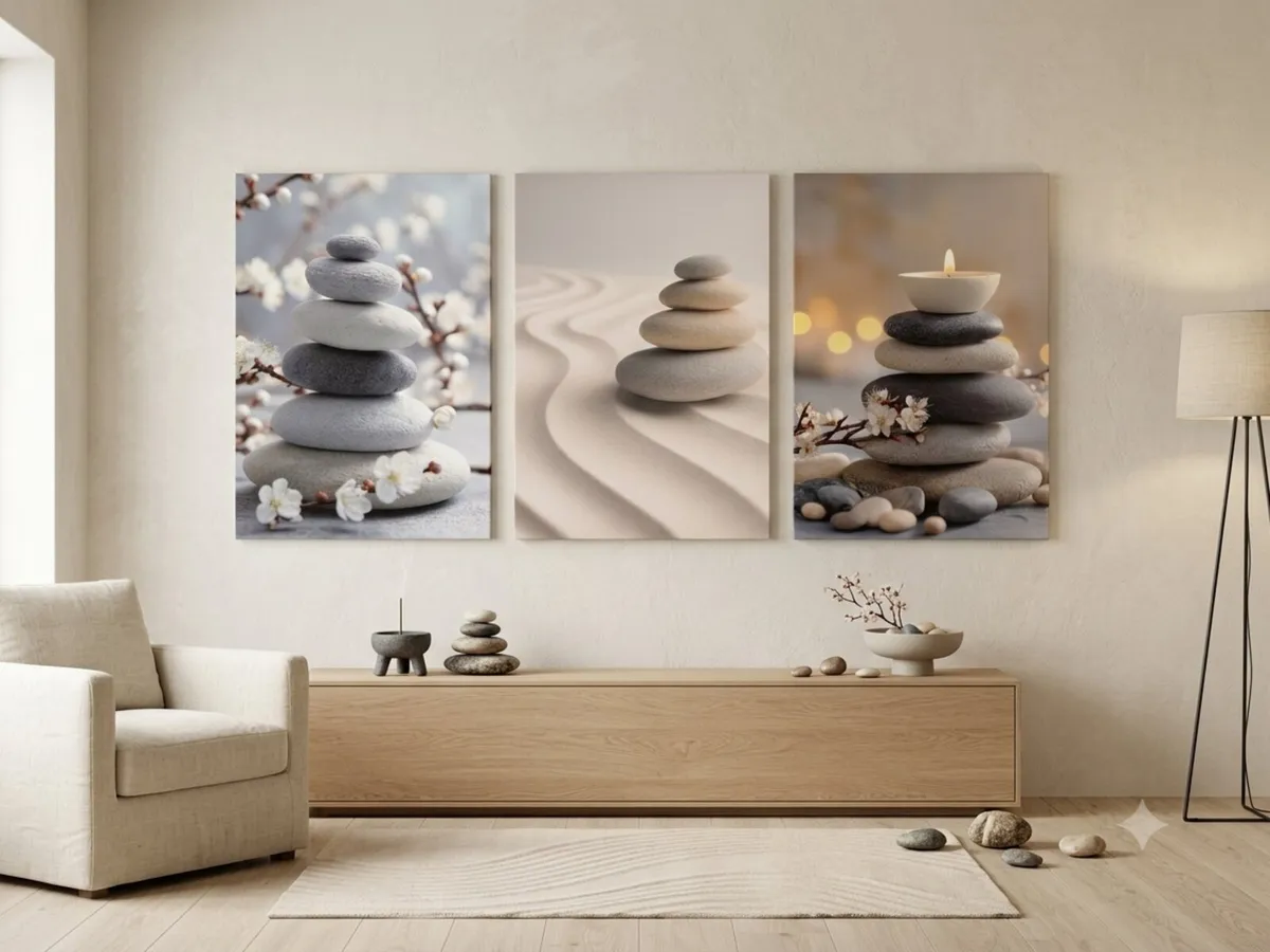 3 large canvas 46x66cm - Image 2