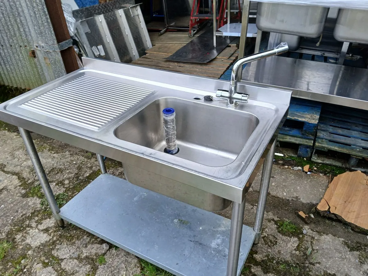 Staneless steel cabbinet sink unit complete - Image 3