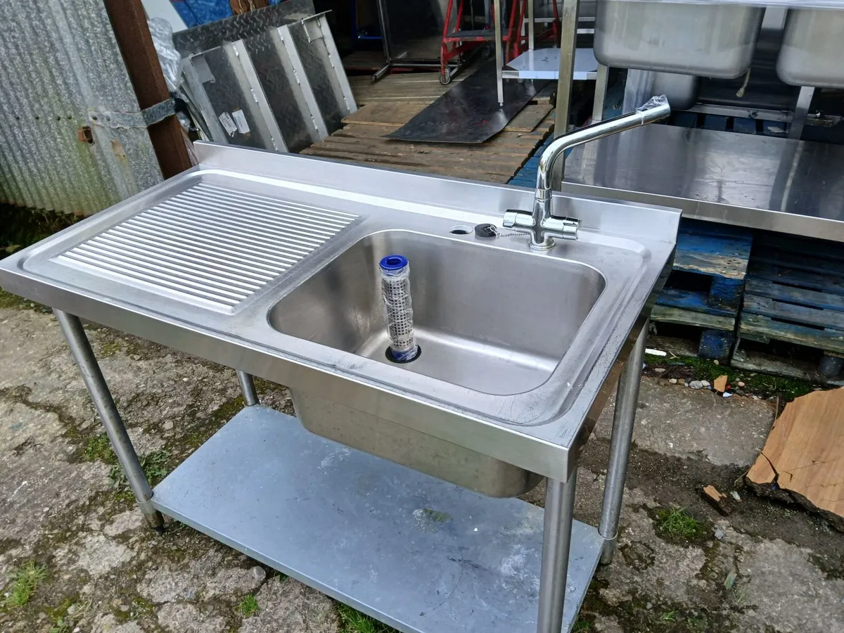 Staneless steel cabbinet sink unit complete - Image 4