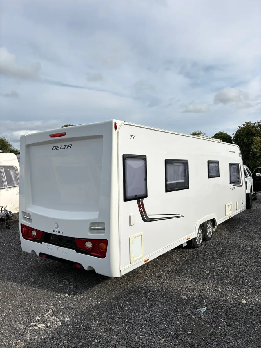 2014 Lunar 4 Berth Fixed Island Bed Caravan - Image 4