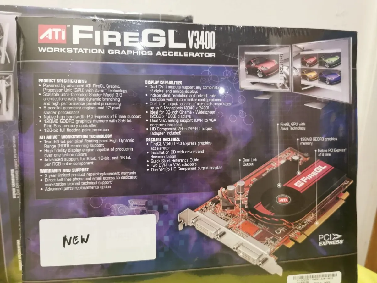 ATI FireGL V3400 PCI Express Workstation Display C - Image 3