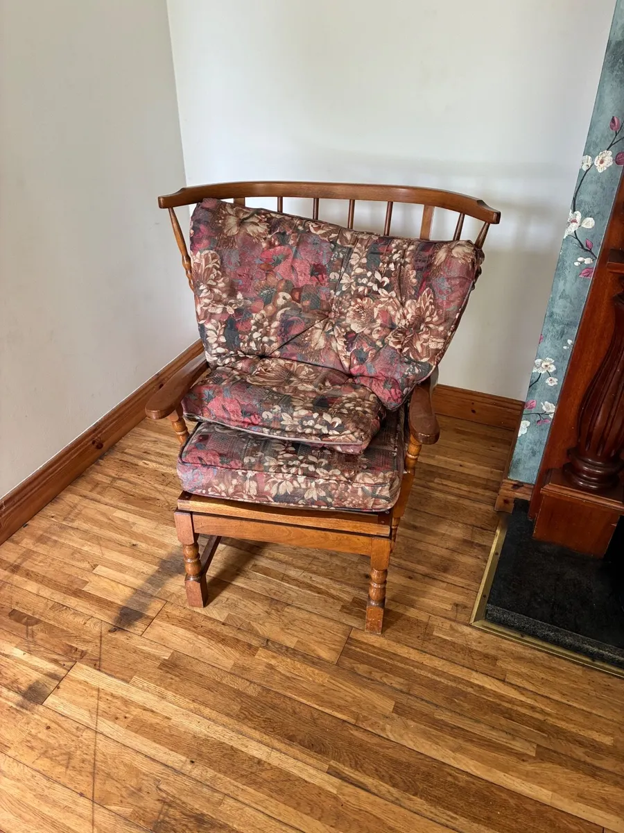 Classic Wooden Armchairs(2) - Image 1