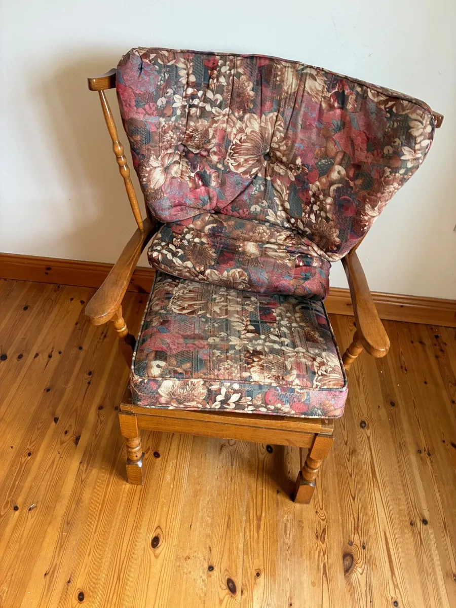 Classic Wooden Armchairs(2) - Image 2