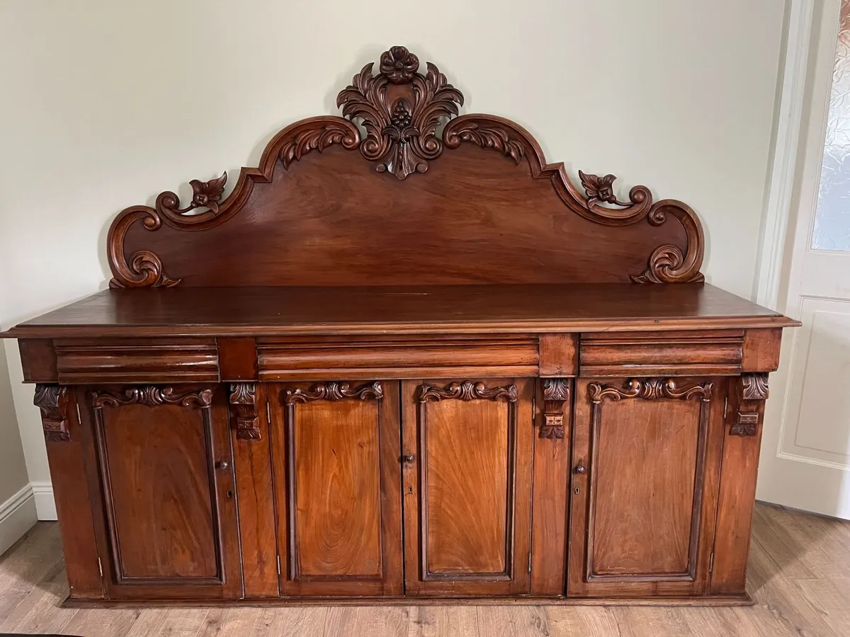 Victorian Mahogany Sideboard - Image 1