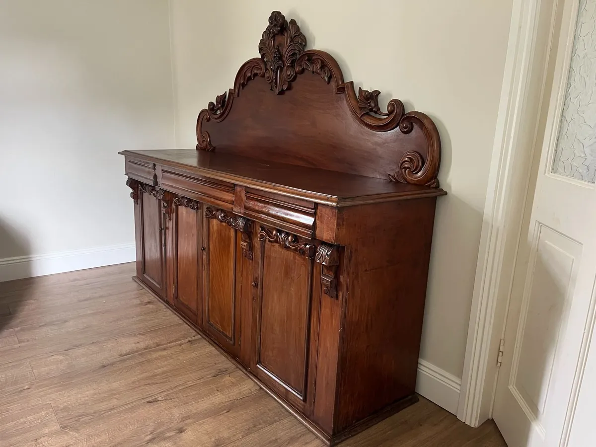 Victorian Mahogany Sideboard - Image 3