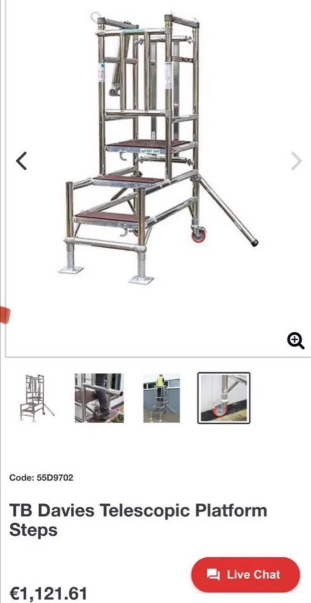 2 Stepfold podium access aluminium towers - Image 4