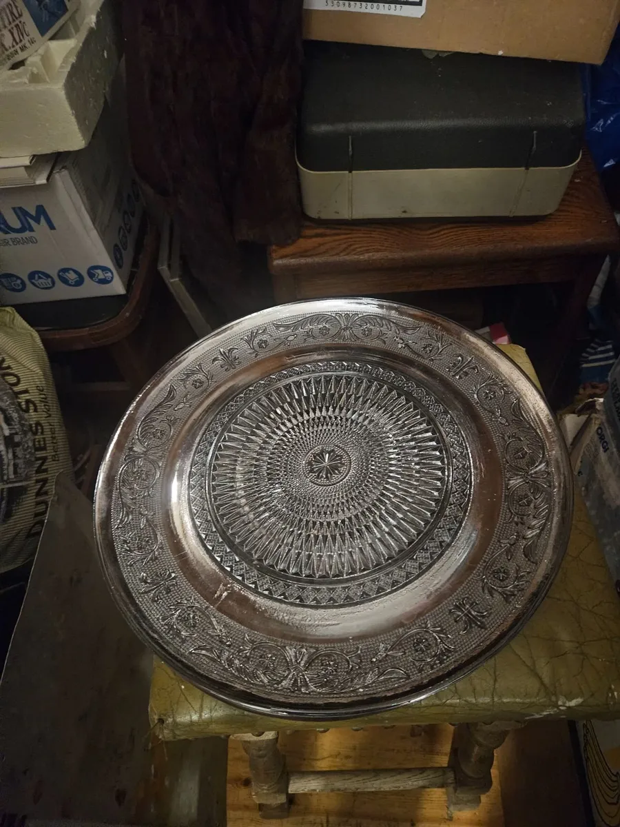 Decorative Glass Ceramic Tray - Image 1