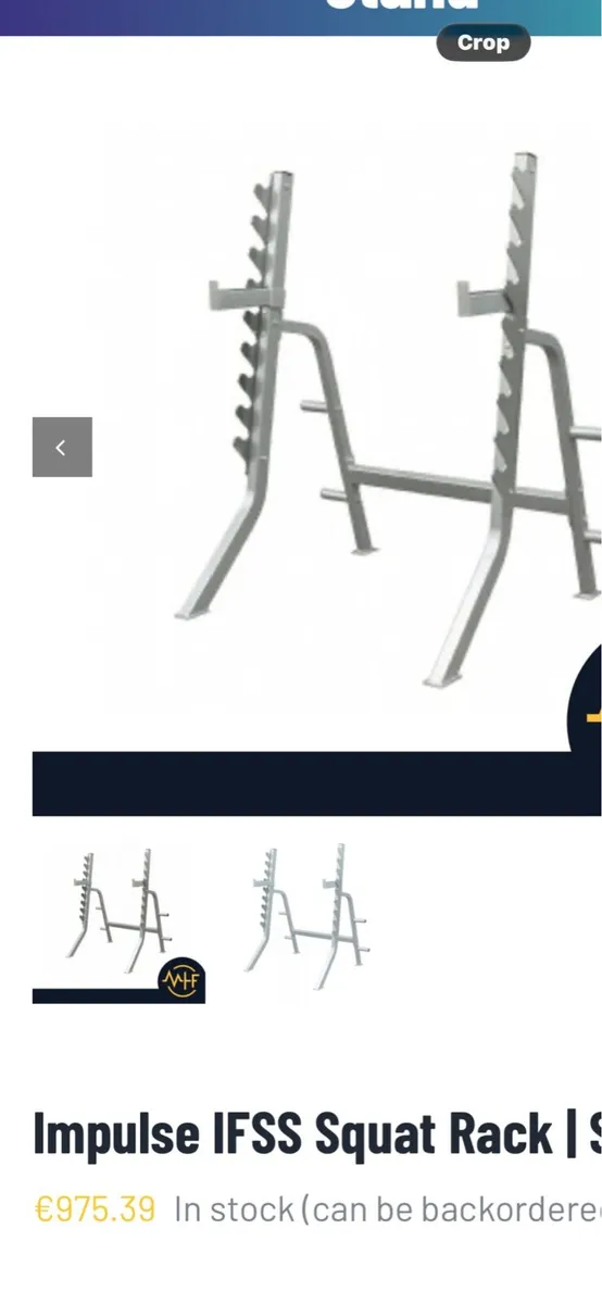IMPULSE SQUAT RACK PRO GYM WEIGHT SET, CHEAP!! - Image 2