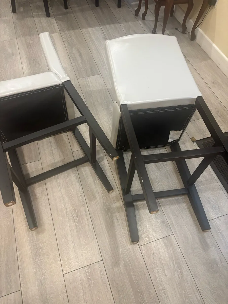 2 Grey Breakfast Bar Stools - Image 3