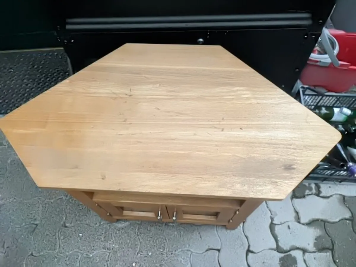 Wooden corner cabinet / TV stand - Image 3