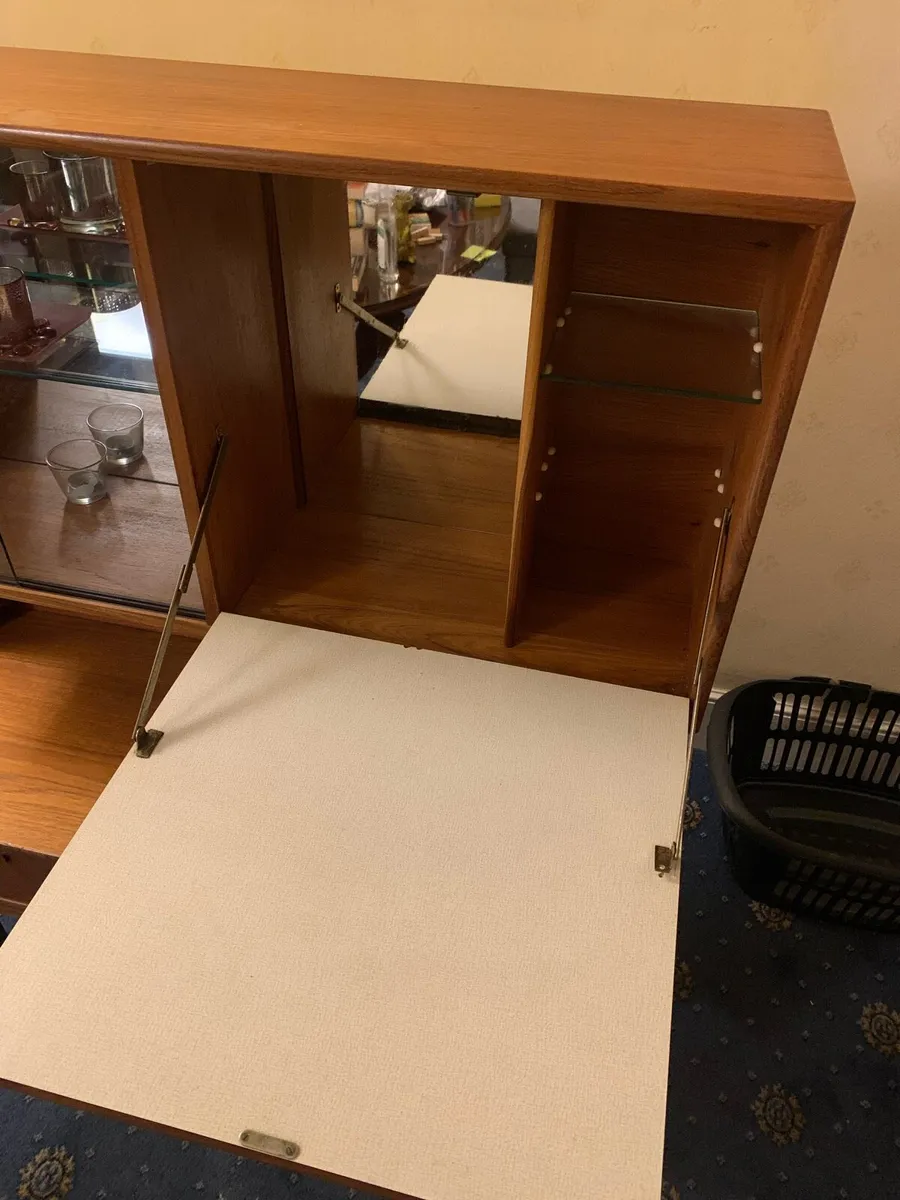 Vintage Mid-Century Teak Bureau / Display Cabinet - Image 2