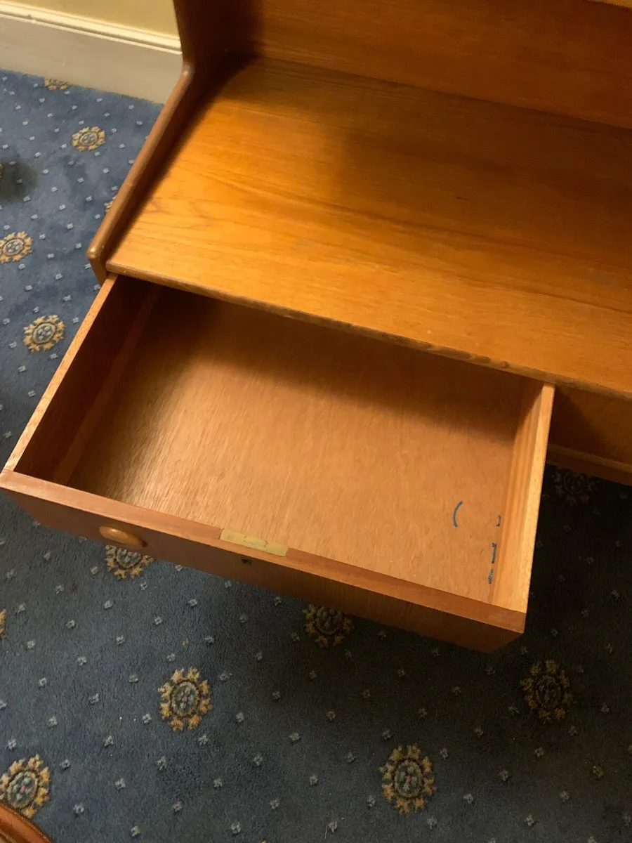 Vintage Mid-Century Teak Bureau / Display Cabinet - Image 3