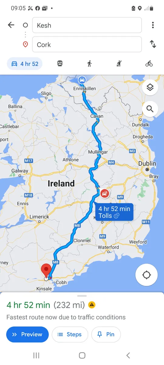 LORRY HAULAGE CORK TO KESH