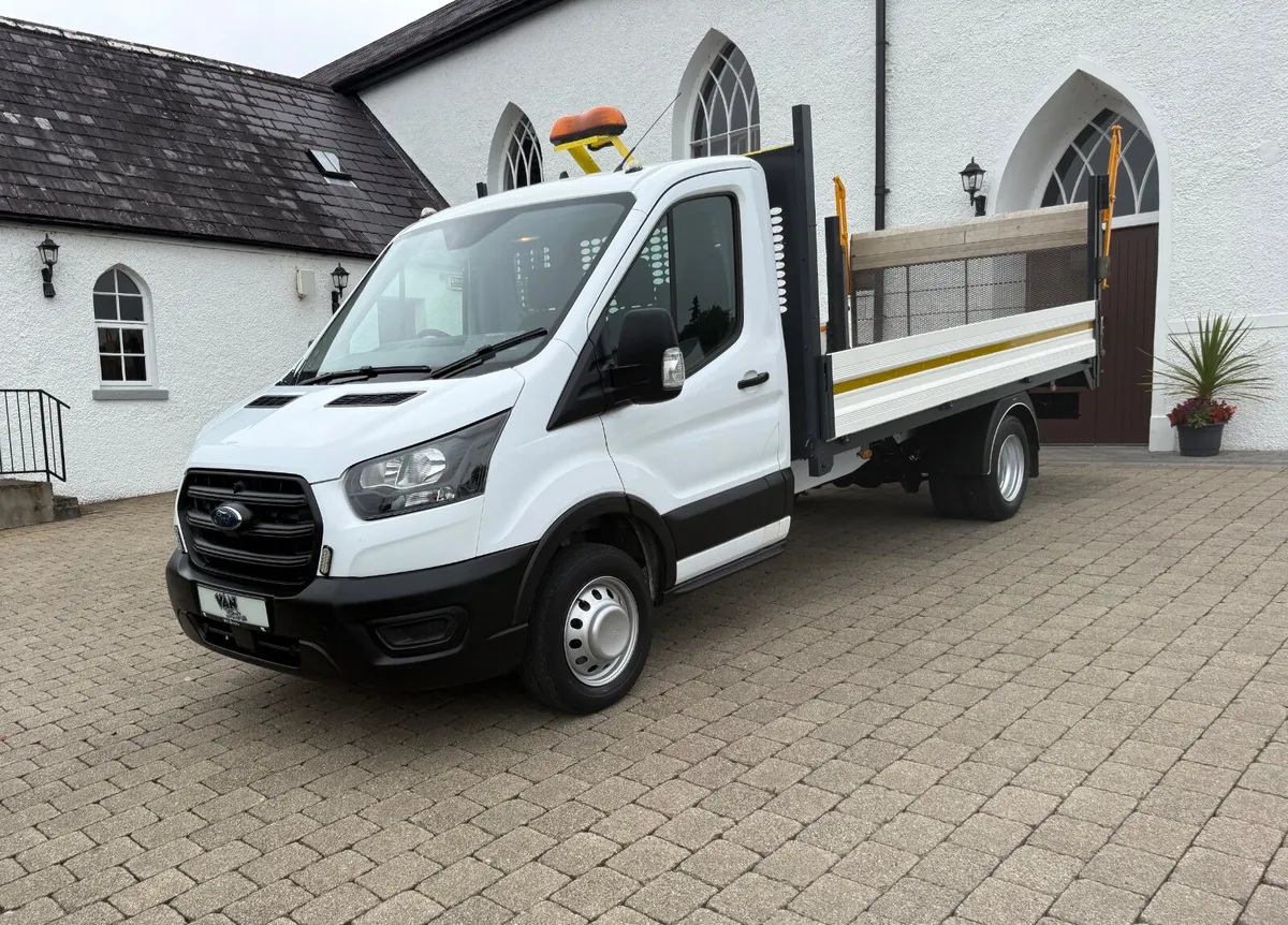 2021 (212reg) Ford Transit 350 Dropside & Taillift - Image 3