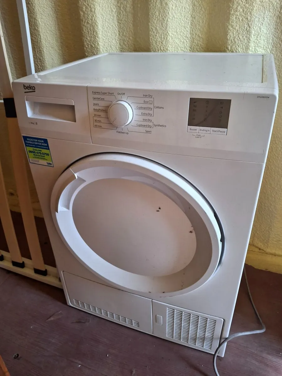Beko. 8kg condenser tumble drier