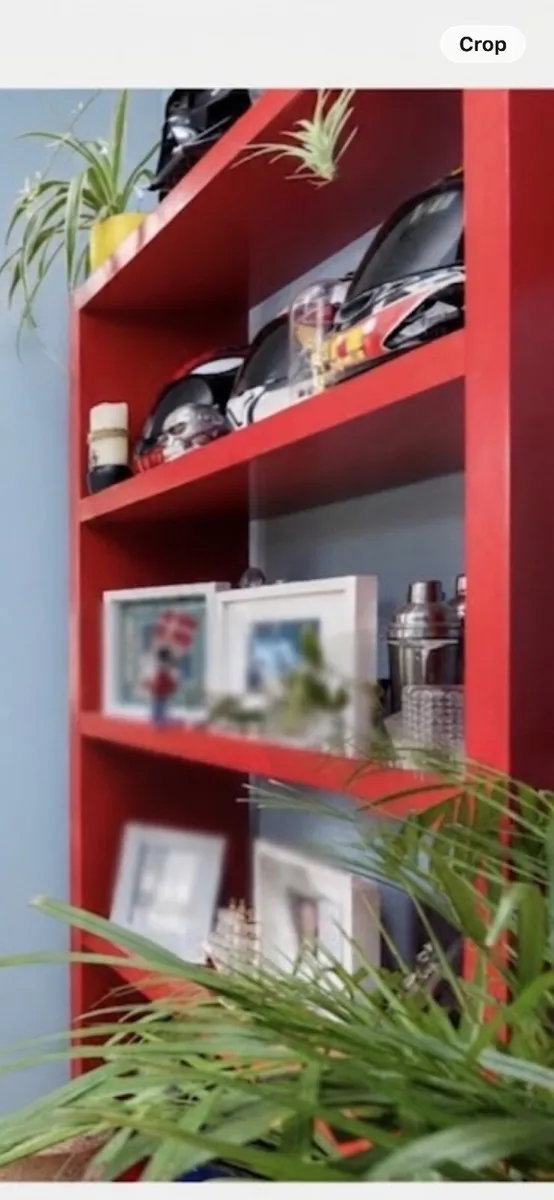 Stylish Red Unit and Red TV Unit - Image 1
