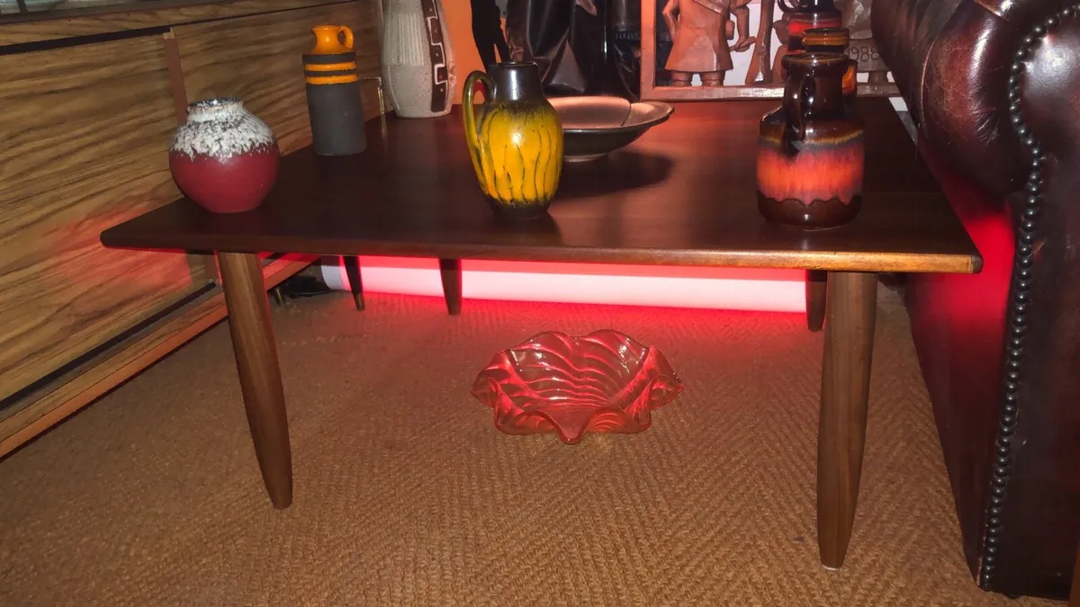 Mid century teak coffee table - Image 2