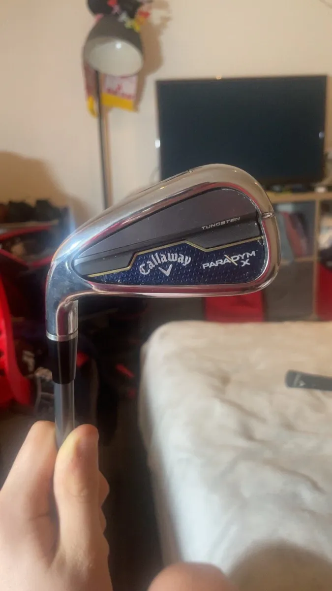 Callaway Paradym X Single 7 Iron - Left Handed - Image 1