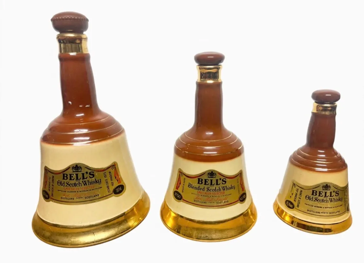 Bells scotch whisky decanters