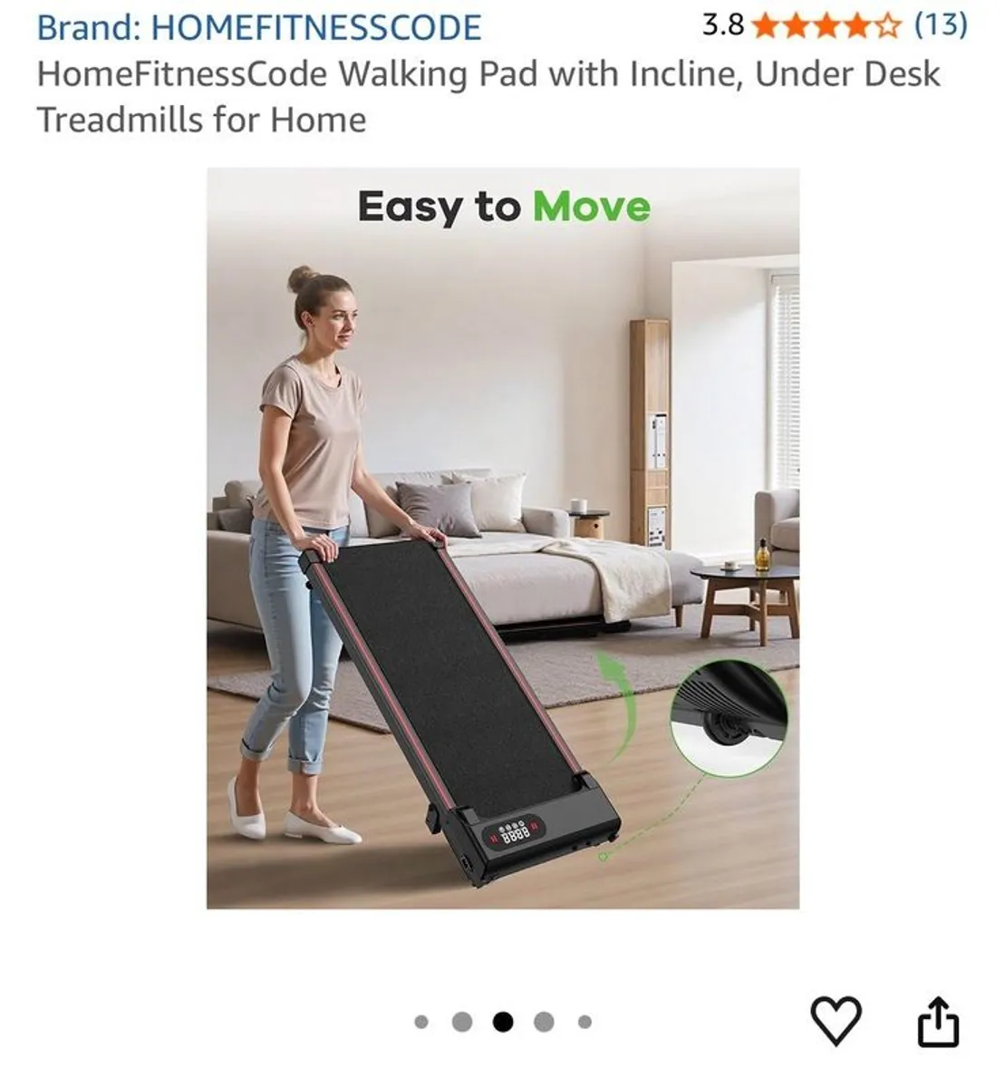 Home walking pad with incline - Image 4