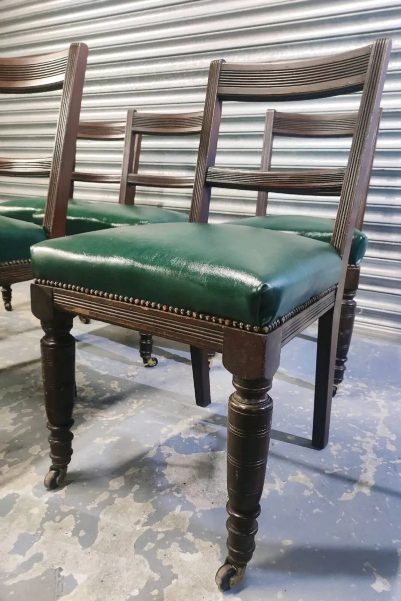 c.1910
Set of 6 Edwardian Antique dining chairs - Image 4