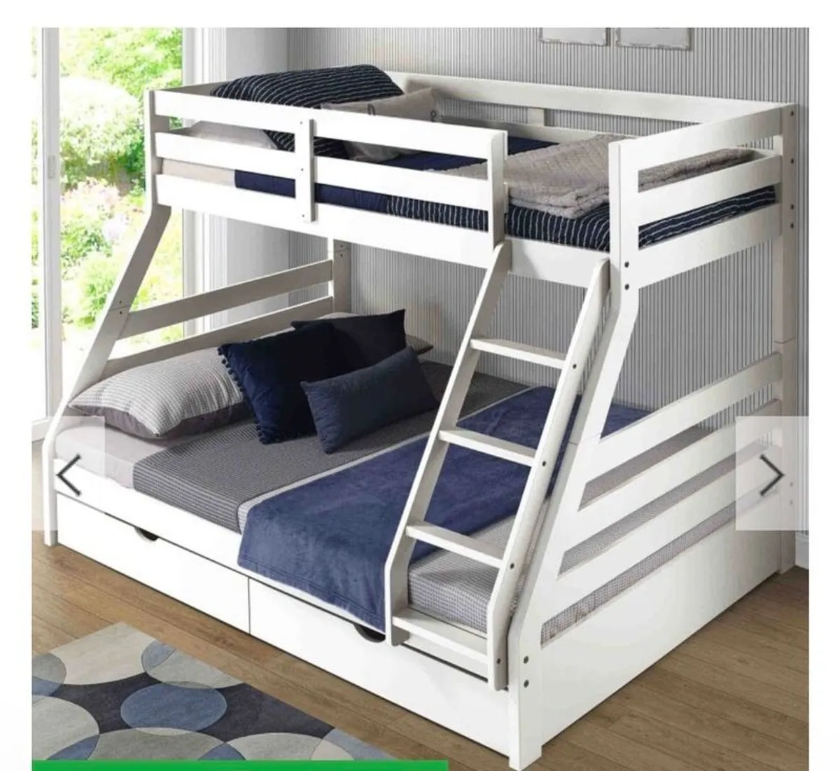 Triple Bunk Bed with Storage - Image 1